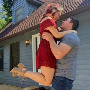 Off the shoulder dress